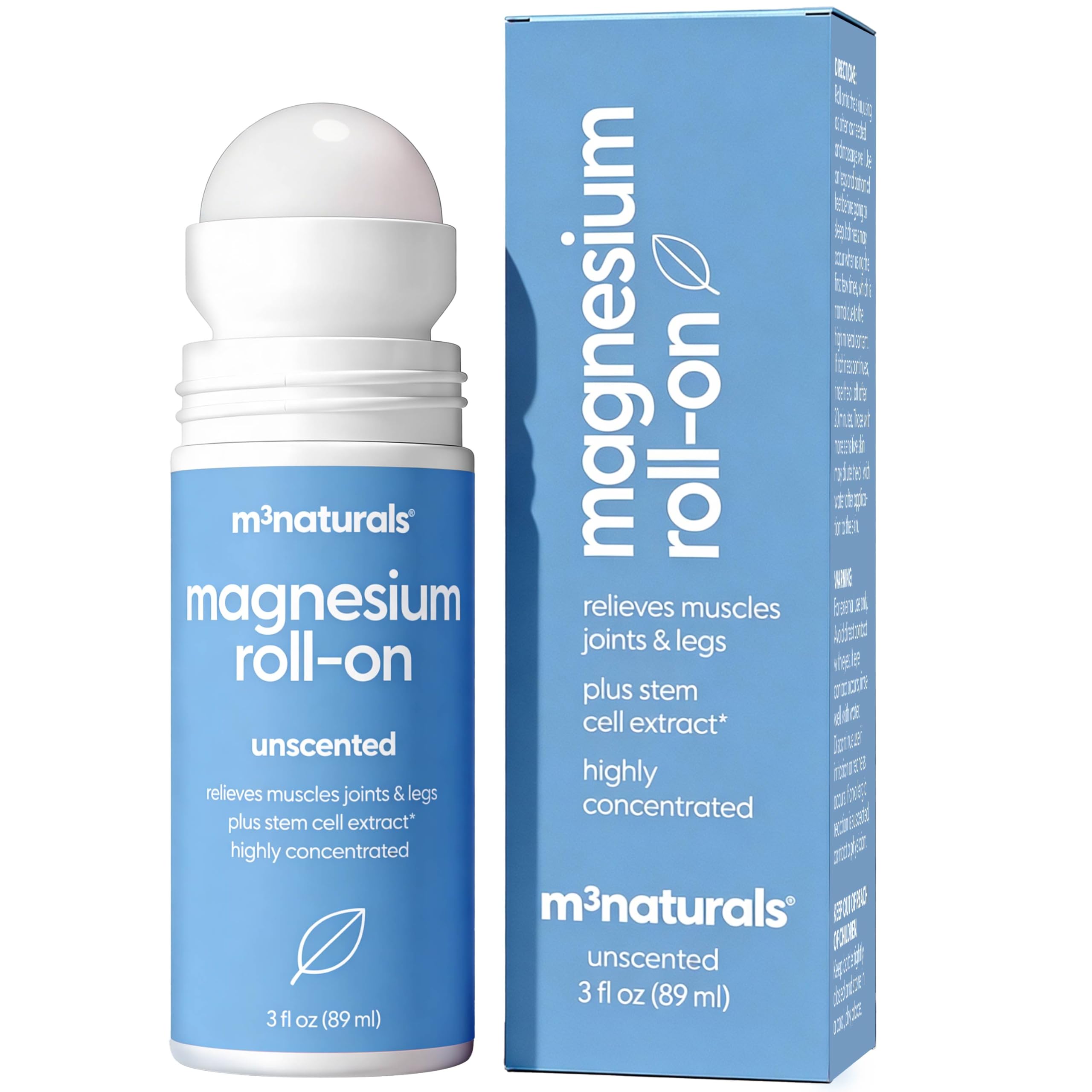 High Absorption Topical Magnesium Roll on for Kids & Adults