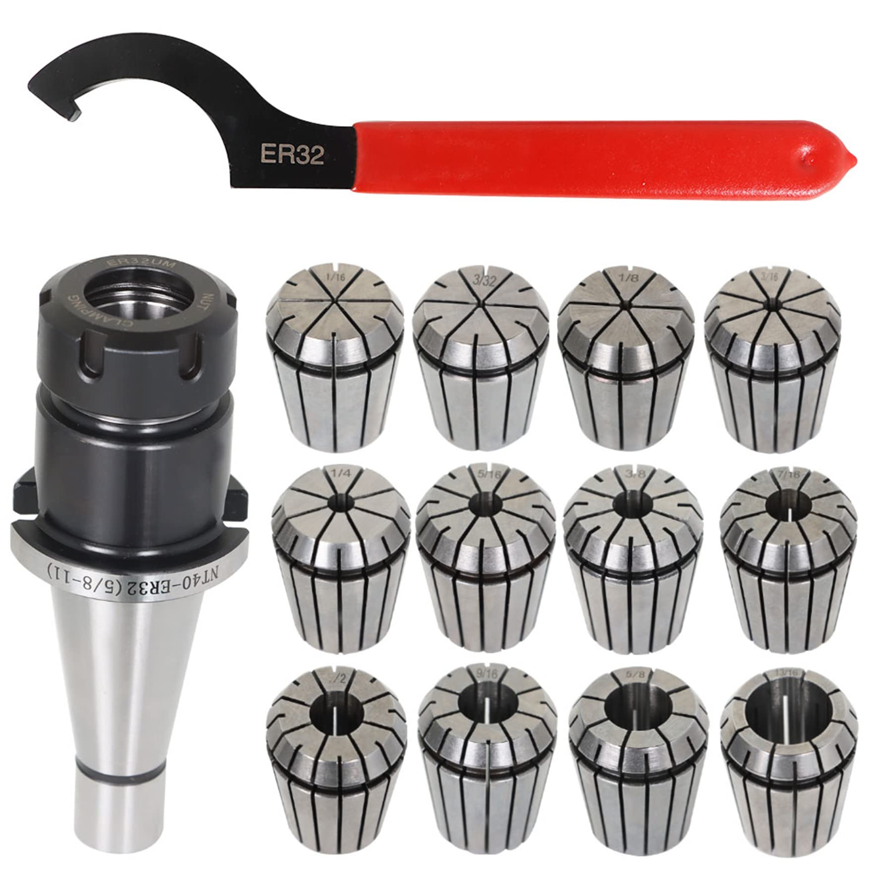 Support de pince ER32 en acier dur avec ressort pour machine Support de pince ER32 en acier dur avec ressort pour machine