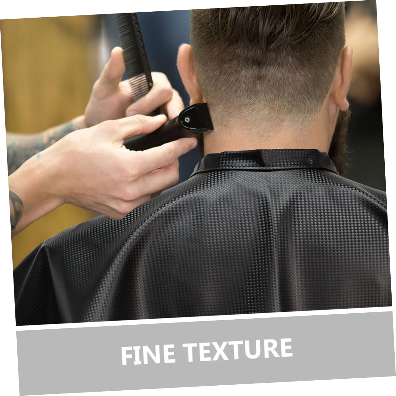 Ipetboom Salon Hair Dye Cape 2pcs Black Waterproof Barber Supplies Salon Styling Cape for Haircuts and Coloring, Hairdresser Apron Suitable for Professional and Home Use