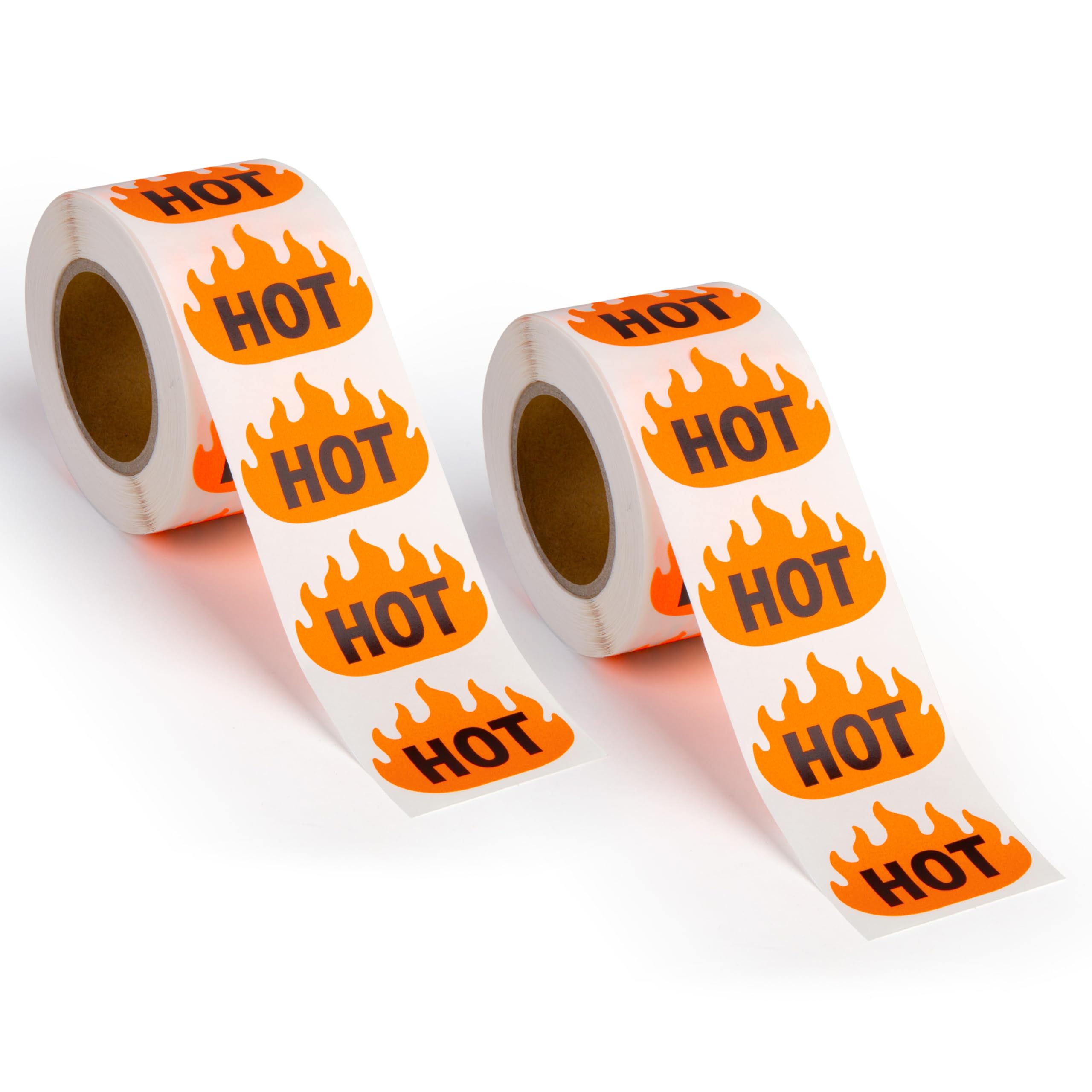 1000pcs Hot Stickers Rave with Flame 1.6" x 1.2"