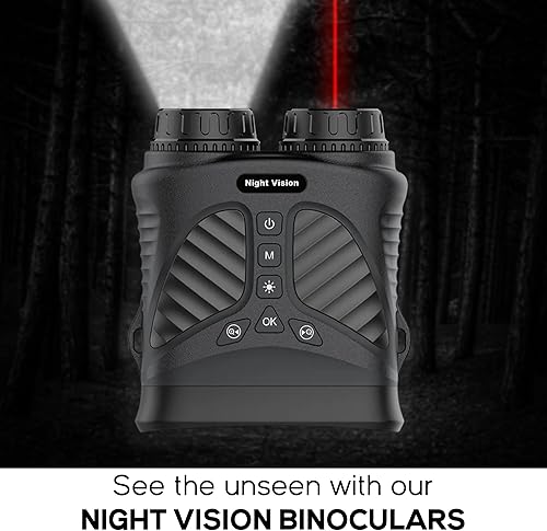 Miniatura 2 de Binocular digital con visión nocturna y grabación de video 2.K UDH potentes prismáticos para adultos, caza, observación de aves, juegos de fútbol,