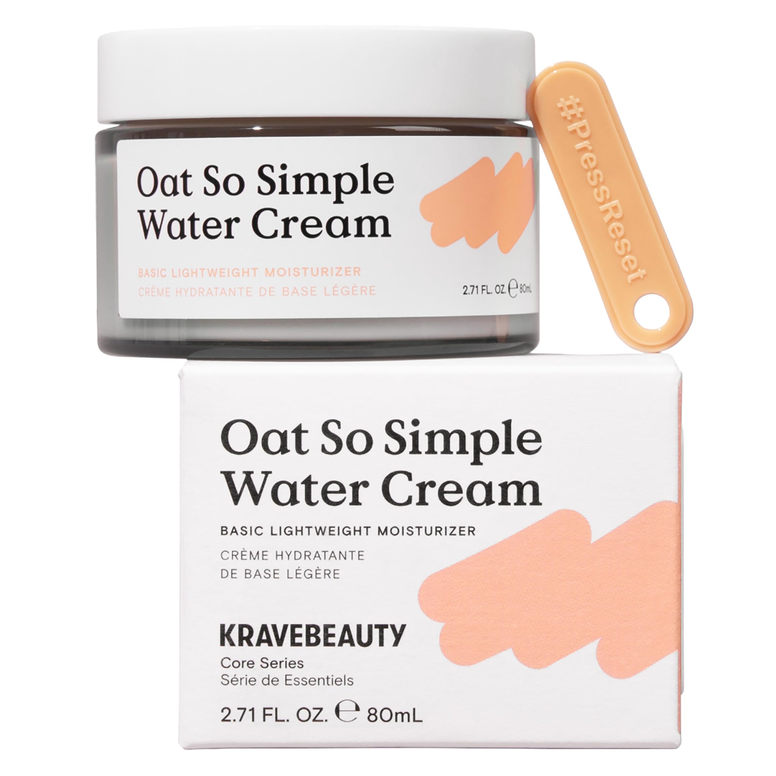 Oat So Simple Water Cream – Korean-Inspired Daily Moisturizer, Hydrating & Soothing, Oat & Squalane, Vegan & Cruelty-Free, 2.7 fl oz