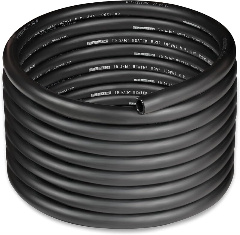 Mangueira de ar quente e líquido de arrefecimento EVIL ENERGY EPDM 8 mm x 5,08 m – 1 unidade