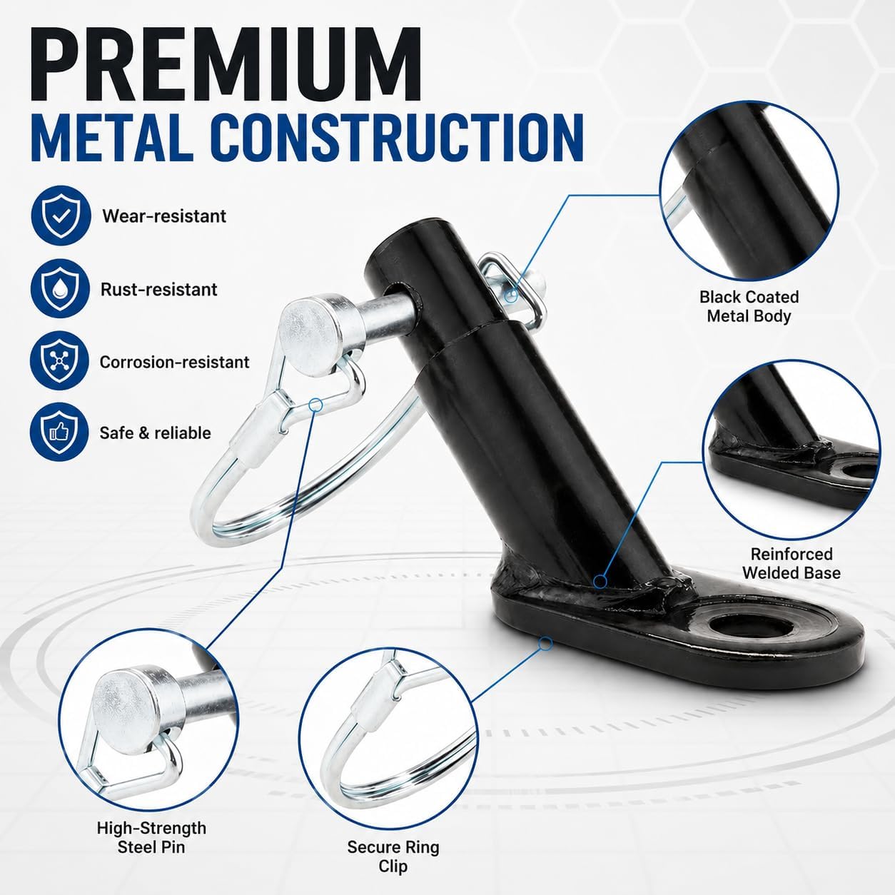 Bike Trailer Coupler for Kids Bike Trailer Hitch Adapter Attachment Cycling Coupler Accessories for Child Pet Cargo Instep Bike
