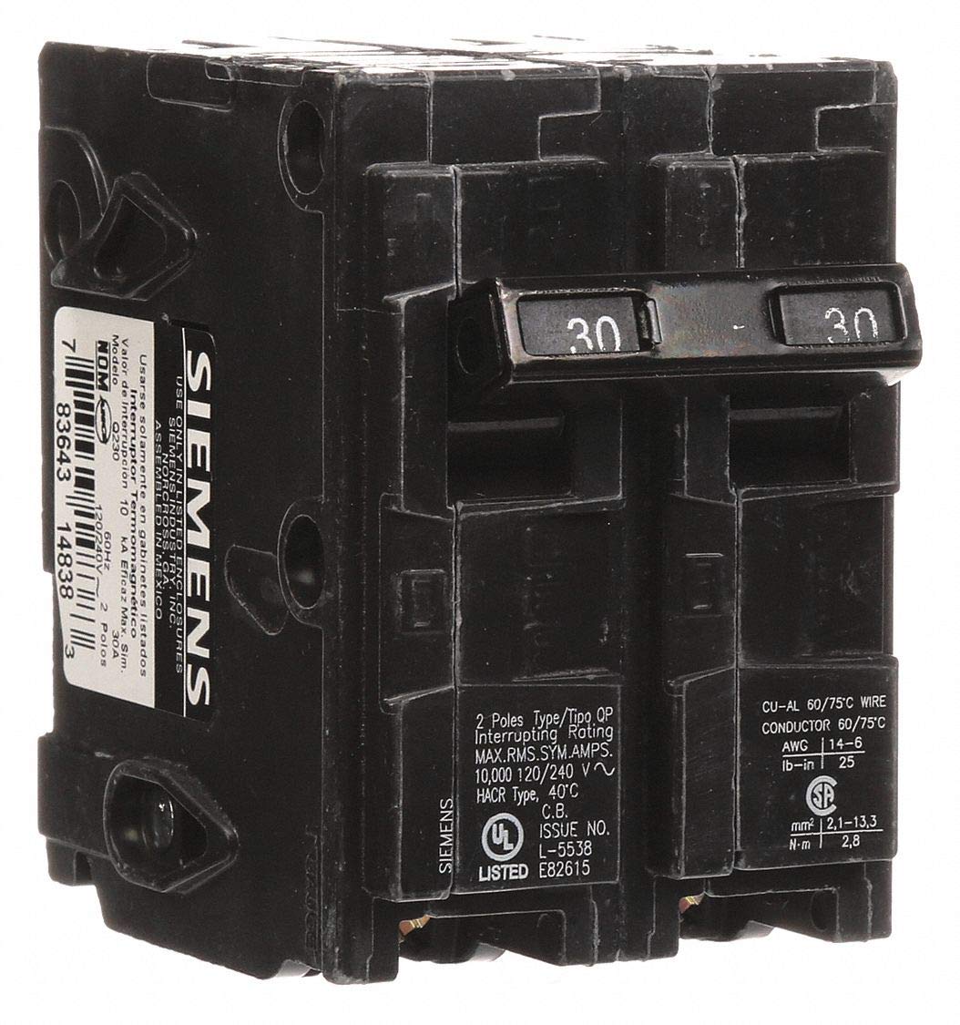 Siemens -HI Q235 35-Amp Double Pole Type QP Circuit Breaker, black — Amazon image 11