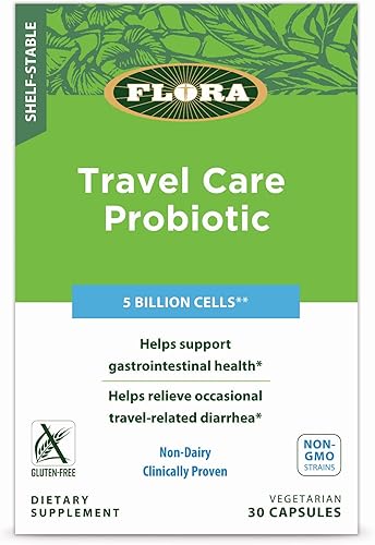 FLORA - Travel Care Probiótico Estable 5 mil millones de CFU 30 unidades
