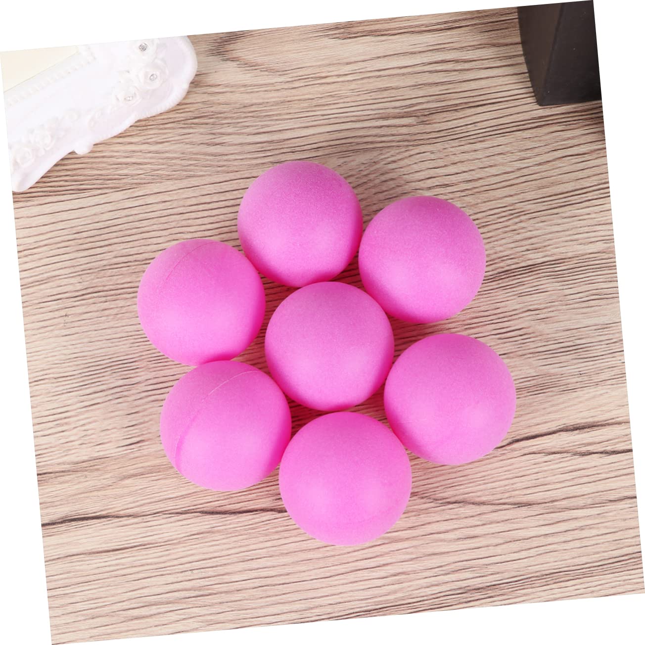 BESTonZON 60pcs Durable Table Tennis Balls Smooth Seams for Outdoor Sports Family Fun and Practice Games Friends and Family Purple