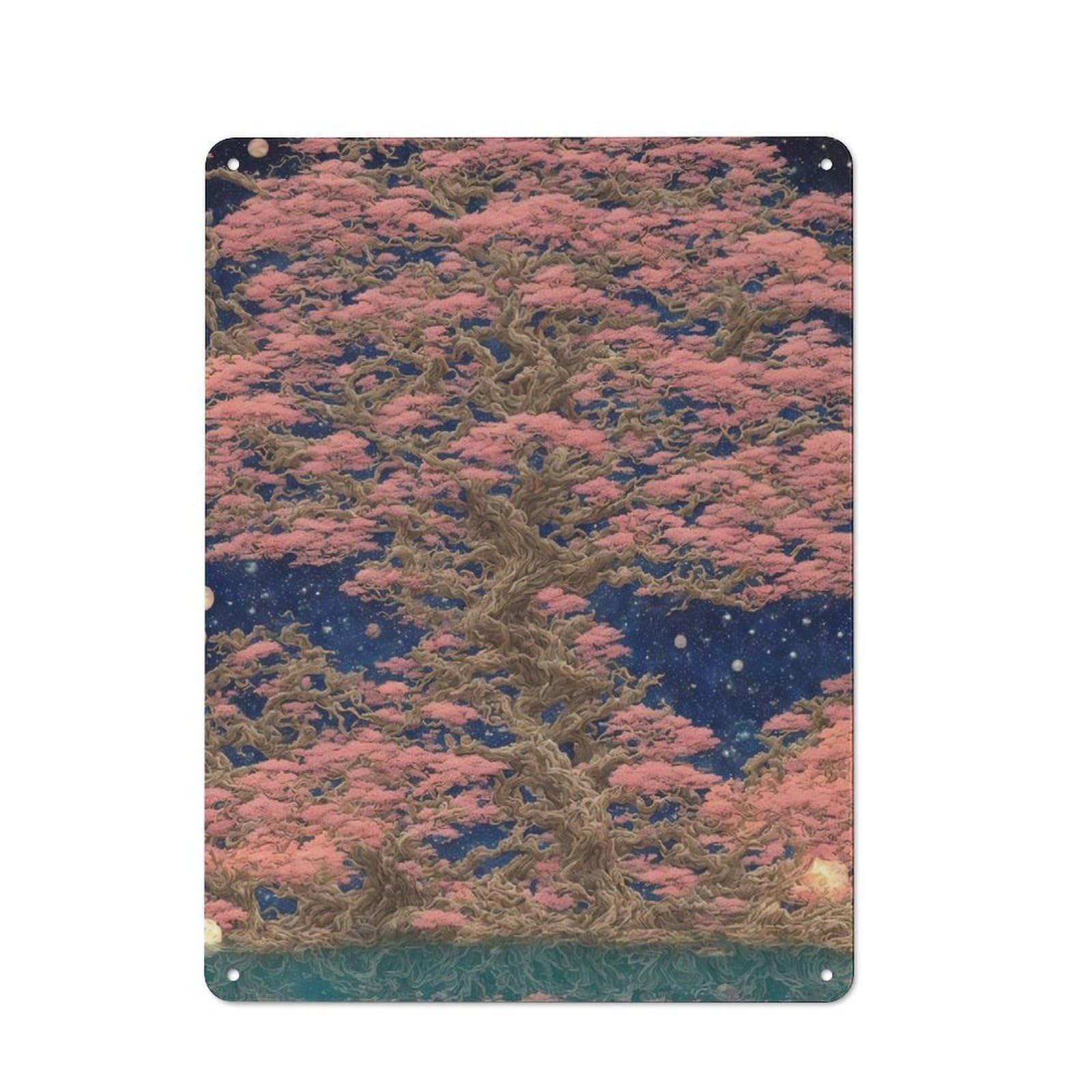 Junmoney Bonsai Inspired-1 Metal Sign 40X30cm With Bonsai Inspired For Workshop Wall, Rustic Decor, For Garage, Workshop And Man Cave Decoration