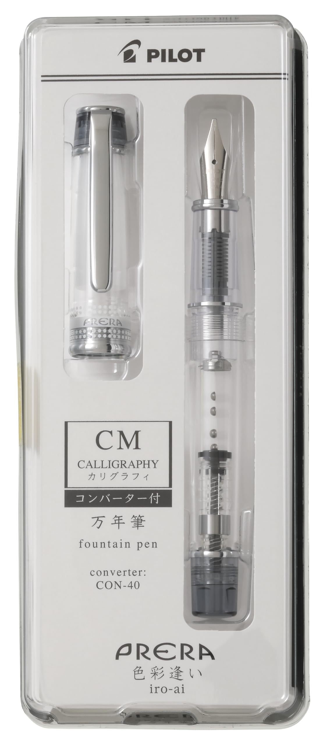 Pilot Prera Transparent Black CM
