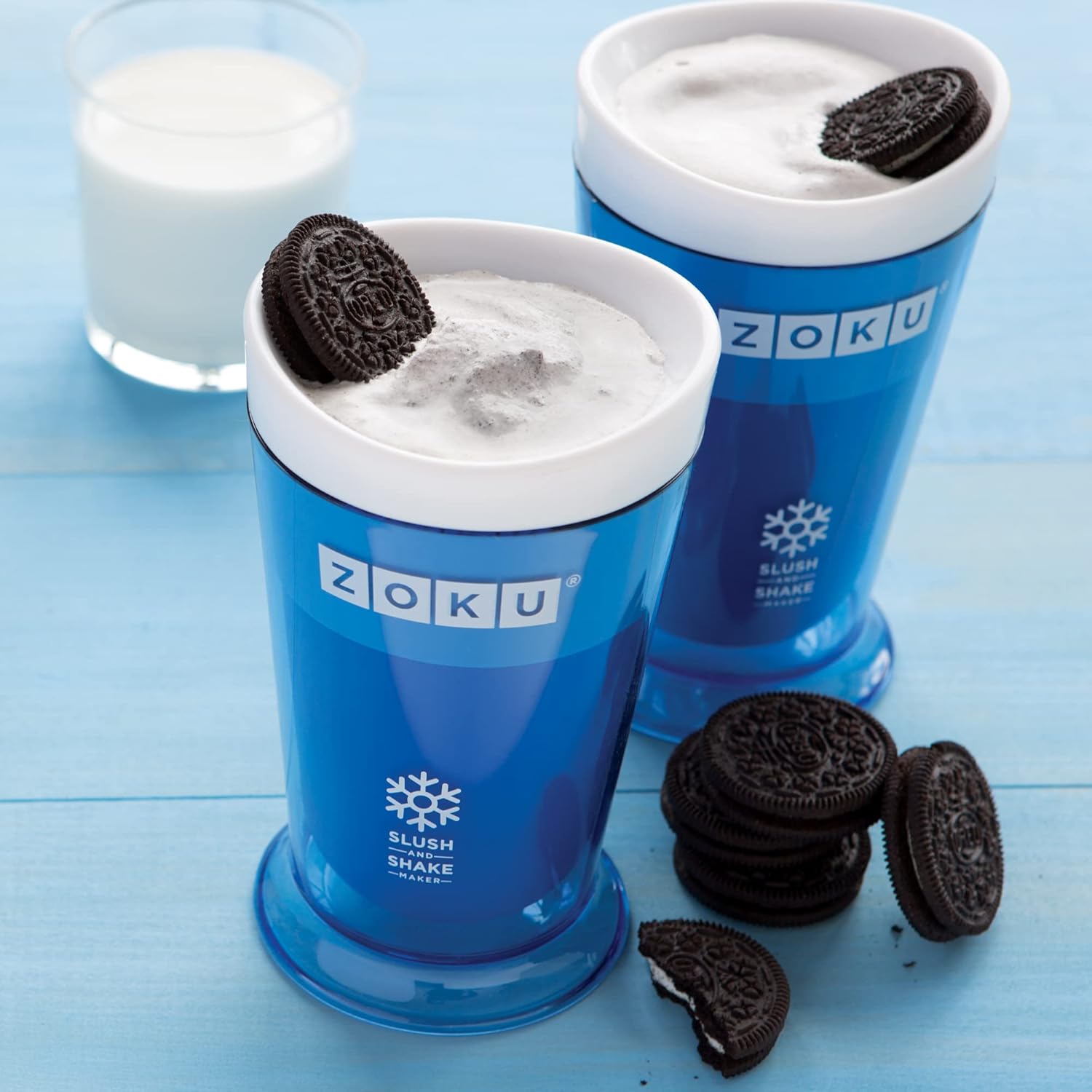 ZOKU Mini Pop Molds and Blue Slushie Cup Bundle