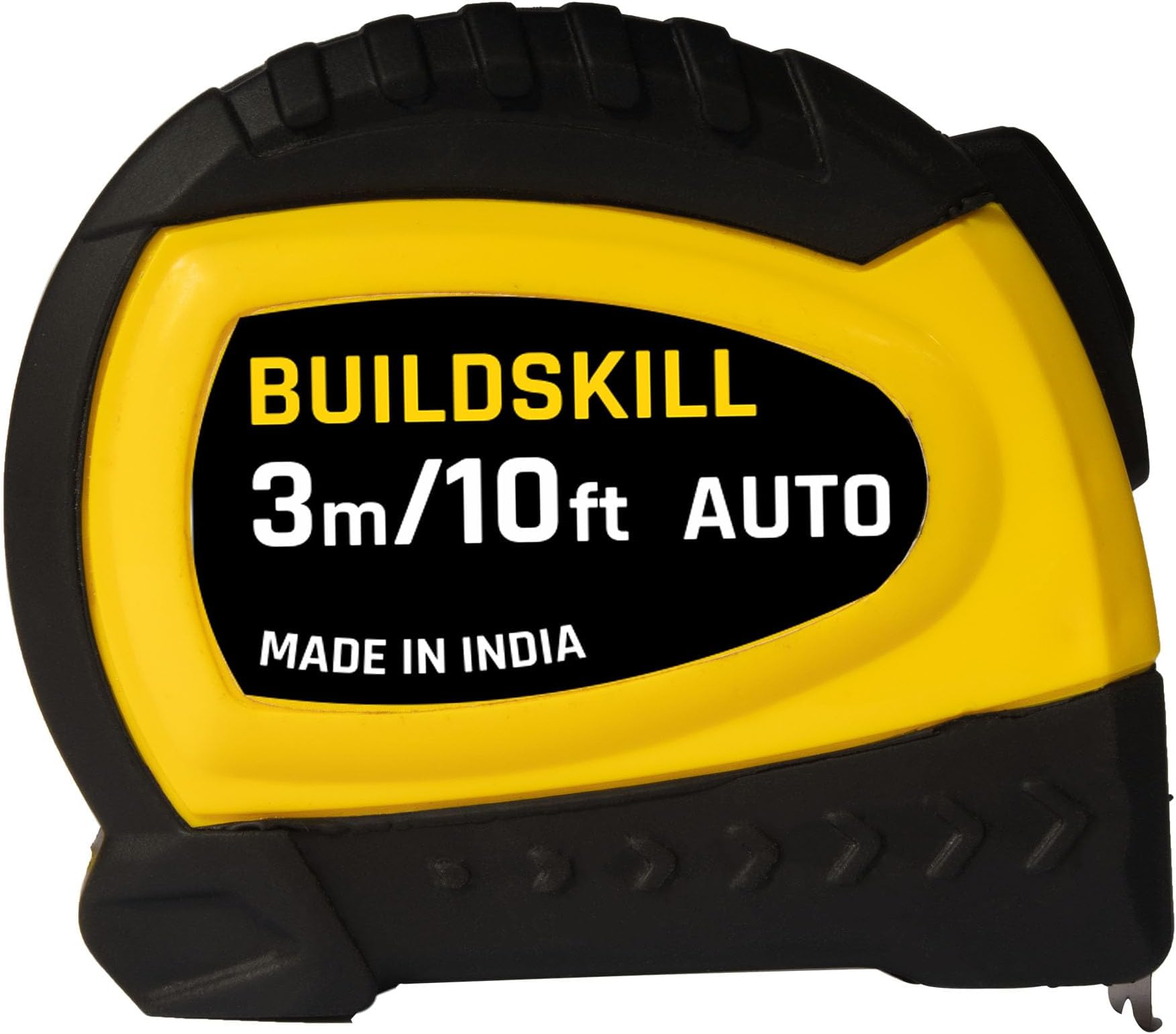 Buildskill 3M Measuring Tape, Precision Measurement Tape, Inch Tape for Measurement with 16mm Width, Clear Visibility, Autolock, Lightweight, One Button Retraction, Made in India (Pack of 1)