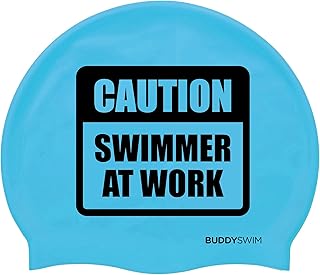 Gorro Natacion Hombre y Mujer para Piscina o Aguas Abiertas, Gorro Silicona Natacion para Hombre y Gorro Piscina Mujer Pelo Largo. Color Llamativo Buena Visibilidad.