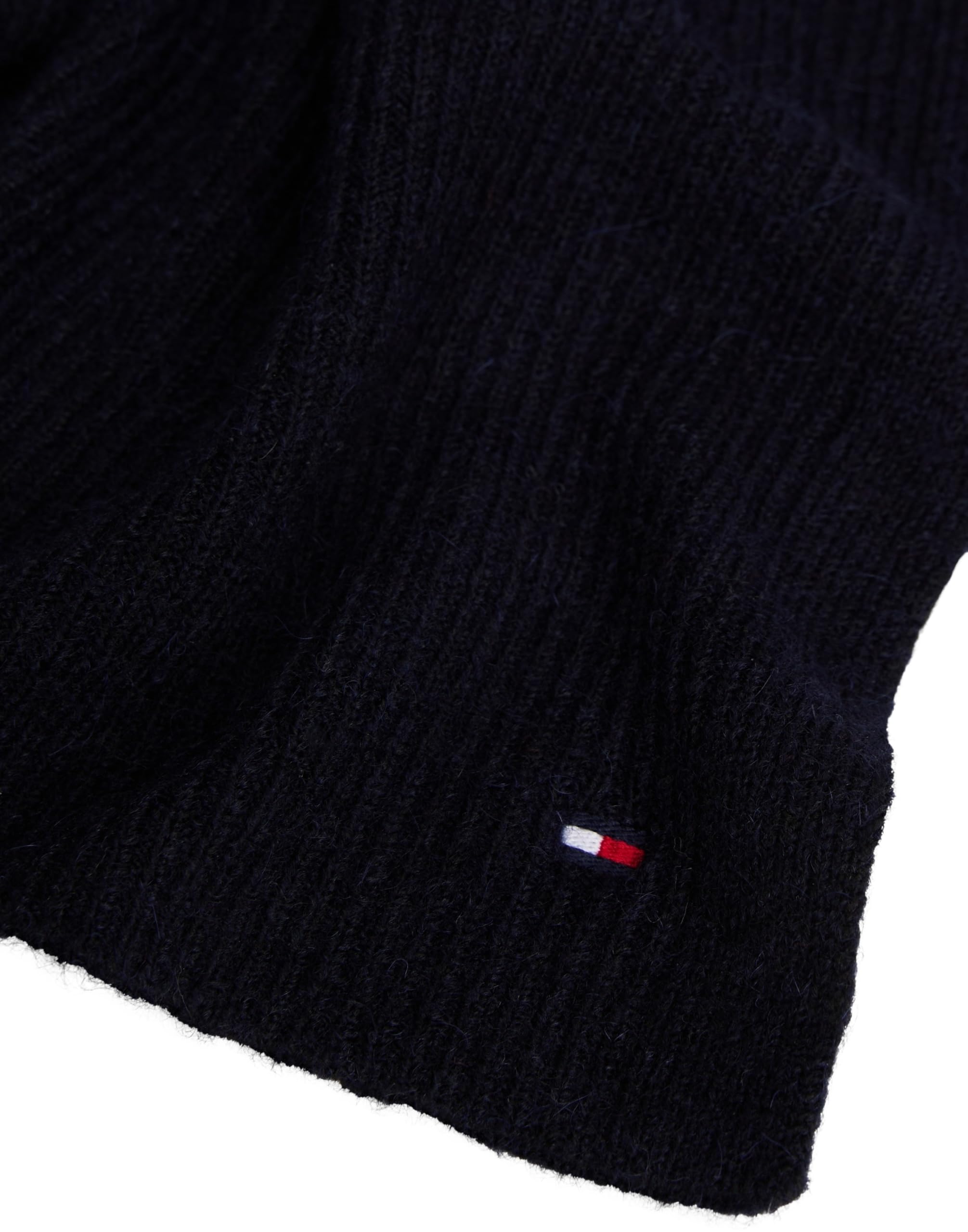 Tommy Hilfiger Th Flag Fluffy Scarf Aw0aw17787 Écharpe de poids moyen Femme (lot de 1)