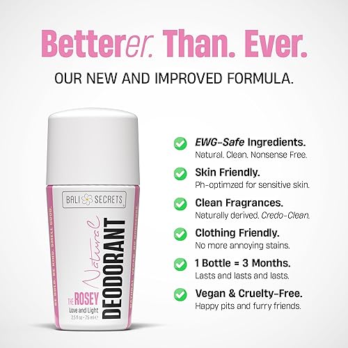 Vista 21 de Bali Secrets Desodorante natural para mujeres y hombres. Sin tonterías. Fórmula limpia para pieles sensibles. Protección contra olores fuerte