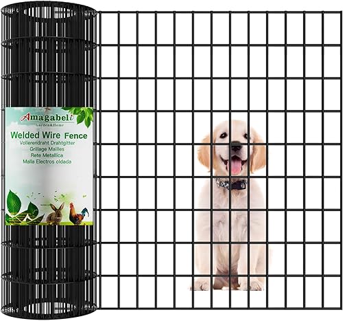 Miniatura 55 de AMAGABELI GARDEN & HOME Valla de alambre de soldadura de 36 pulgadas x 50 pies, 2 pulgadas x 4 pulgadas, tela galvanizada de hardware de calibre 14