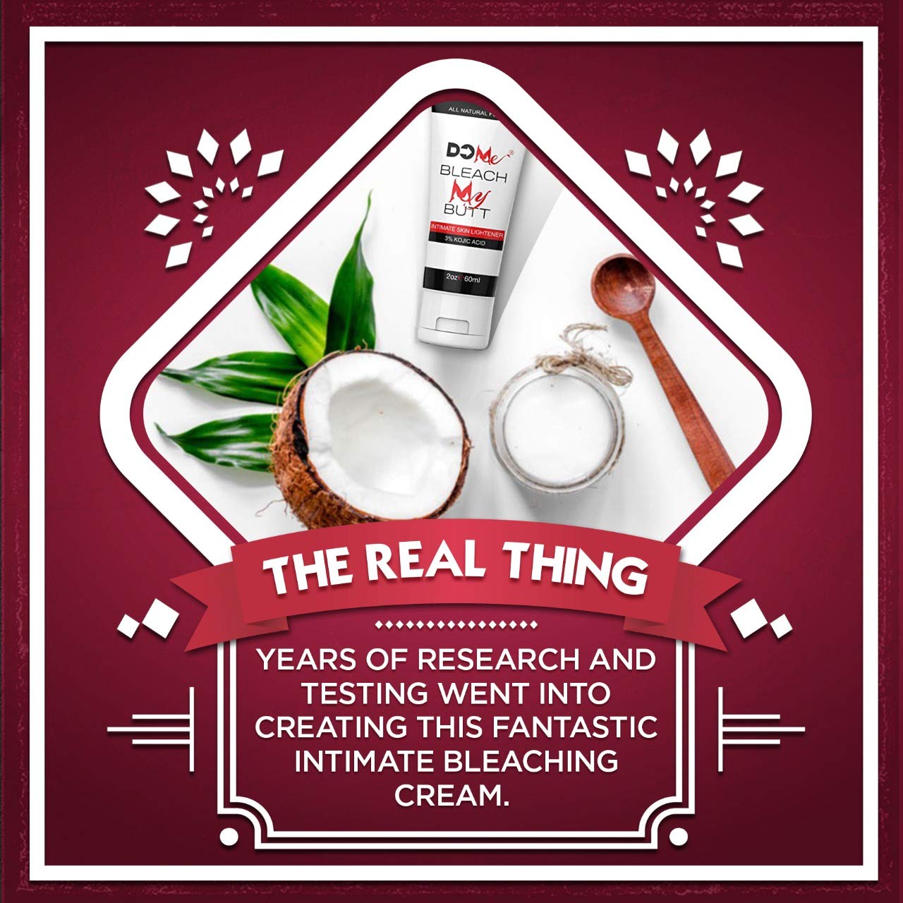 Buy Do Me Intimate Dark Spot Cream Bleach My Butt Brightening Cream for Underarm, Intimate