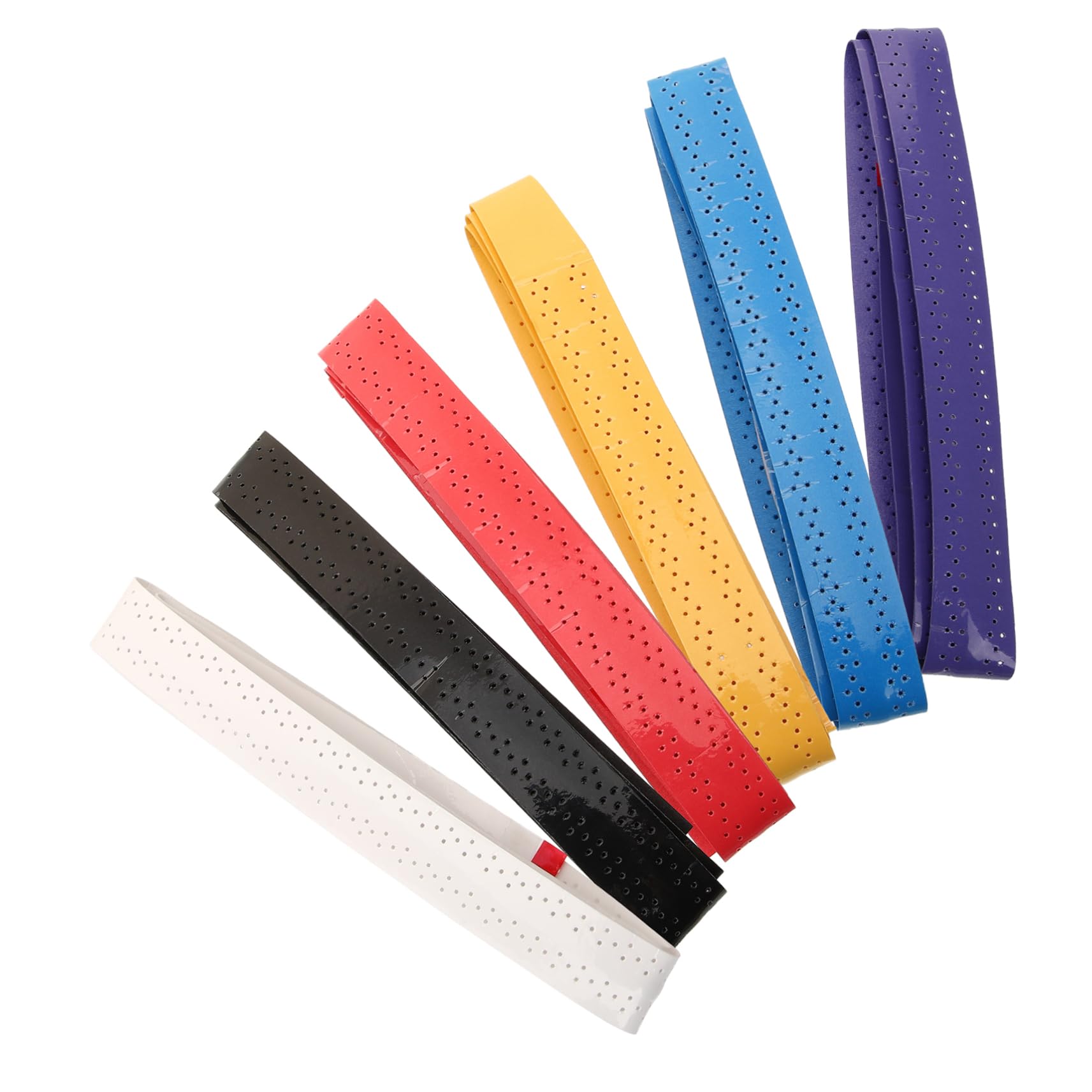 Abaodam 2sets Tennis Racket Grip Badminton Racket Overgrip Tape Non-Slip Thickening Grip Replacement for Tennis Squash 6pcs*2