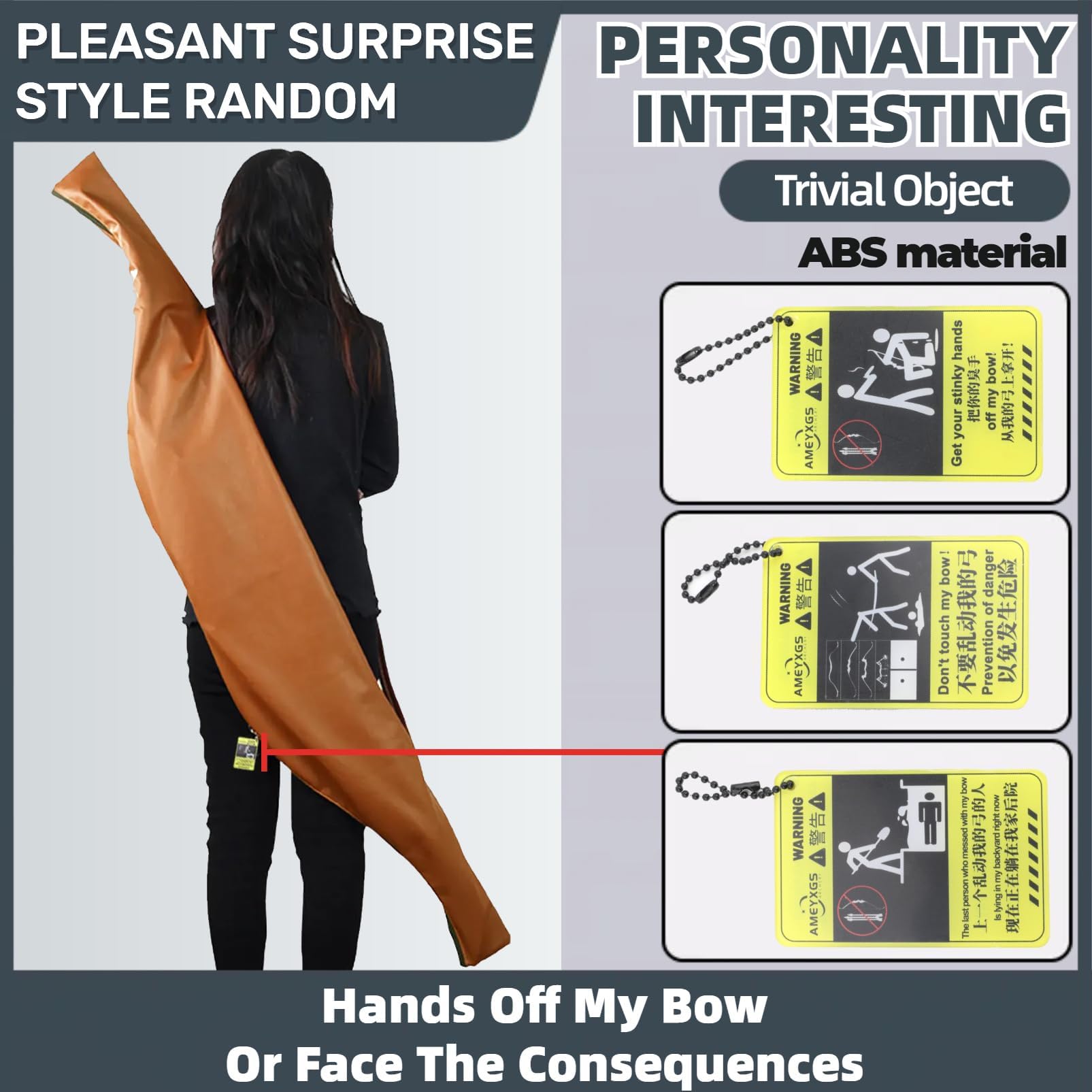 wolfman 60 Pouces étui pour Arc Recurve Traditionnel étui pour Tir à l'arc, étui pour Arc Recurve en Cuir avec 6 Emplacements pour Flèches, Sac d'arc Recurve Accessoire de Tir à l'arc