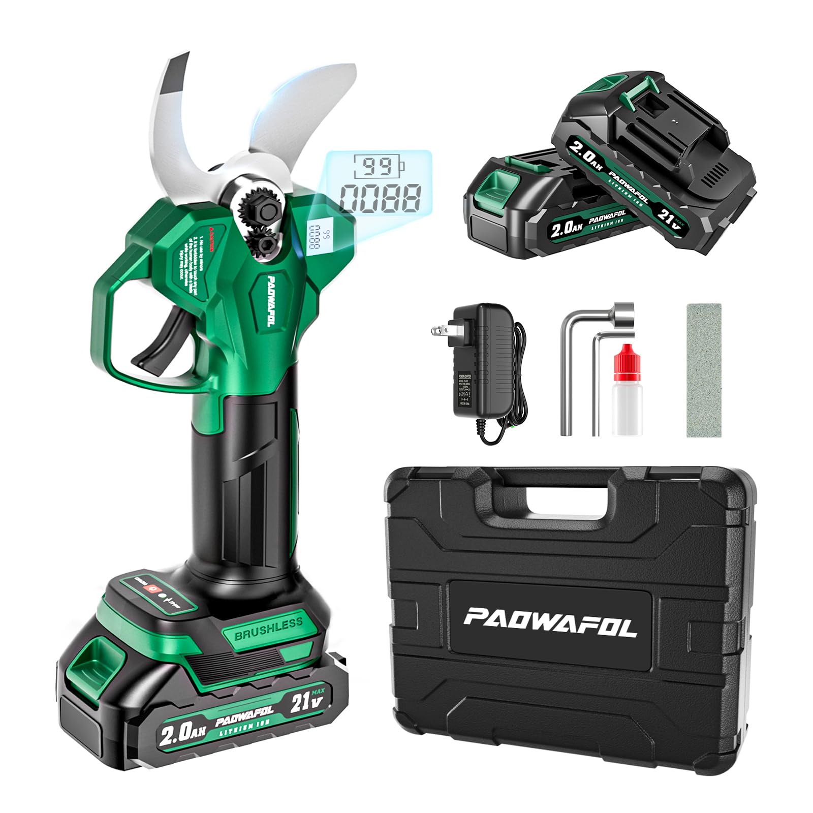PAOWAFOL Electric Pruning Shears - Cordless & Powerful -11 PAOWAFOL Electric Pruning Shears - Cordless & Powerful -11