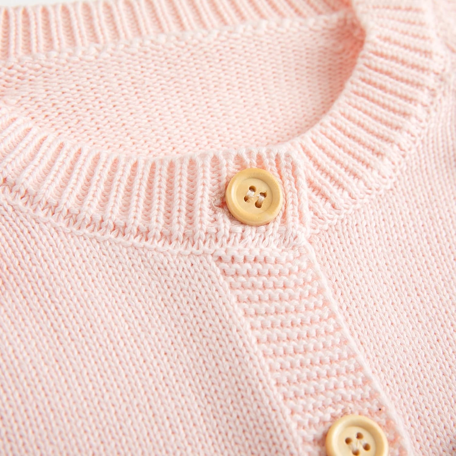 Simplee kids Baby Sweater Cardigan Jacquard Cable-Knit Spring Coat Long Sleeve Cardigan for Baby Girl