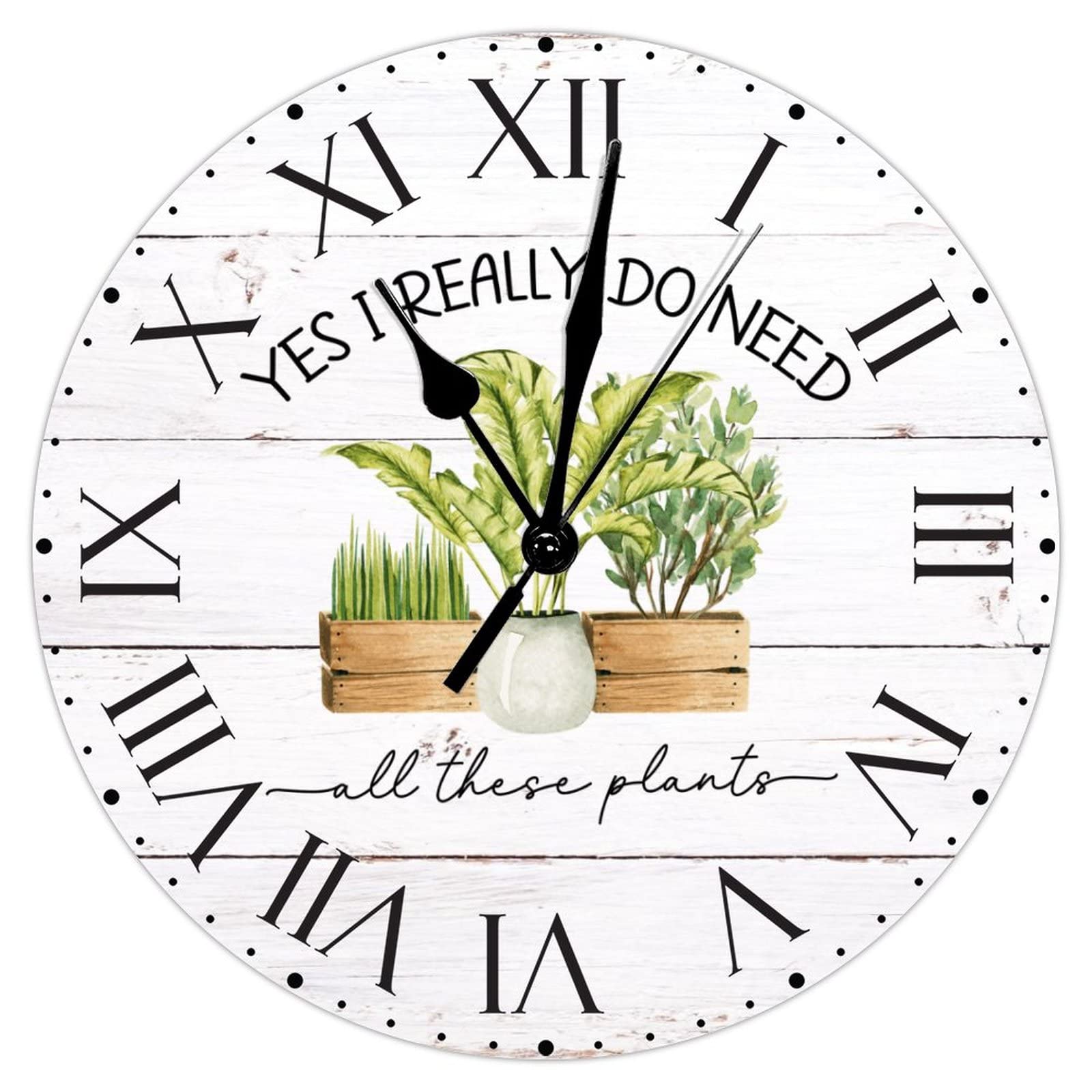 Horloge murale silencieuse en PVC de 30 cm idéale pour travailler sans bruit
