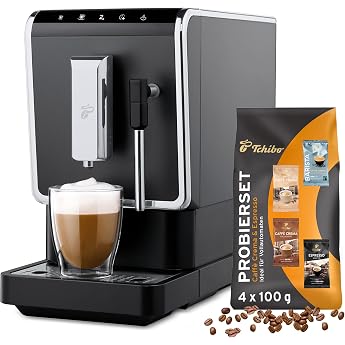 Tchibo Esperto Latte Fully Automatic Coffee Machine with Milk Frothing Function for Caff&egrave; Crema, Espresso and Milk Specialiti