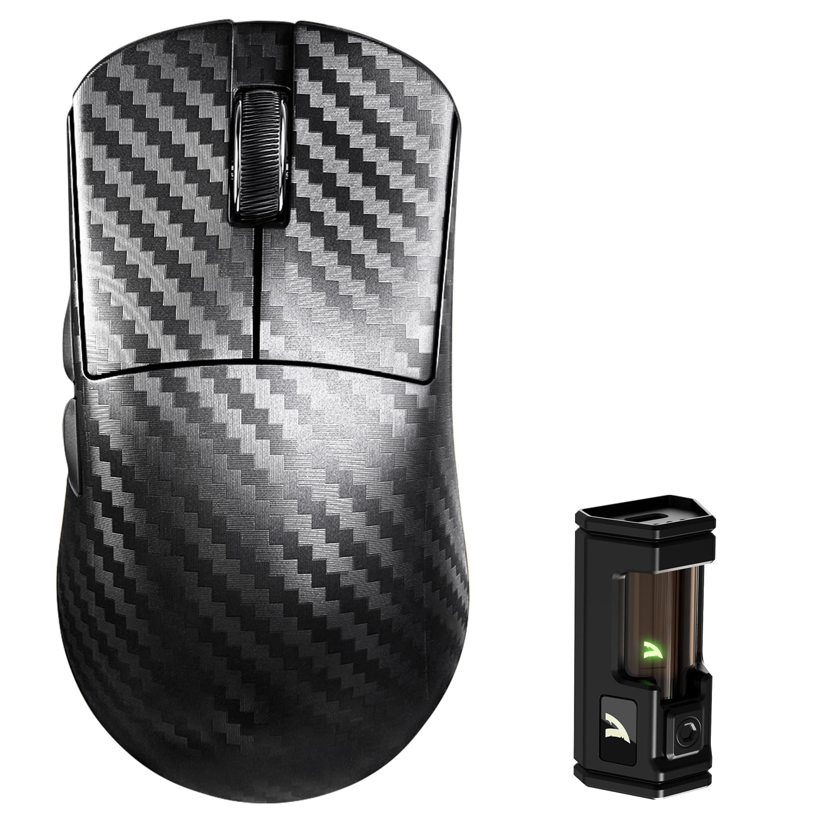 8000hz 軽量ATTACK SHARK R11-Ultra 黒羽 Mouse gamer sem fio ATTACK SHARK R11 Ultra 8K de fibra de carbono