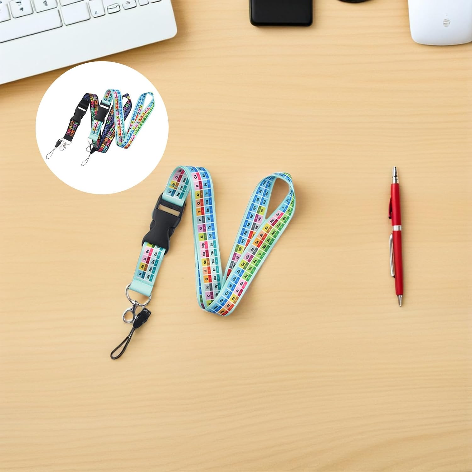 PATKAW 2pcs Phone Lanyard Strap with Polyester and Plastic Material, Lightweight and Easy to Remove, Decorative Phone Accessory for DIY Use, Gift and Women