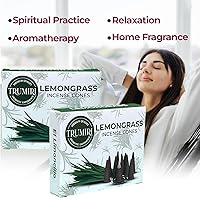Vista 192 de TRUMIRI Copal Incense Cones - Total 20 Cone Incense - Dual Pack of 10 Insence Cones - Incense Cones Scented - Cone Incense Scents - Insense Cones
