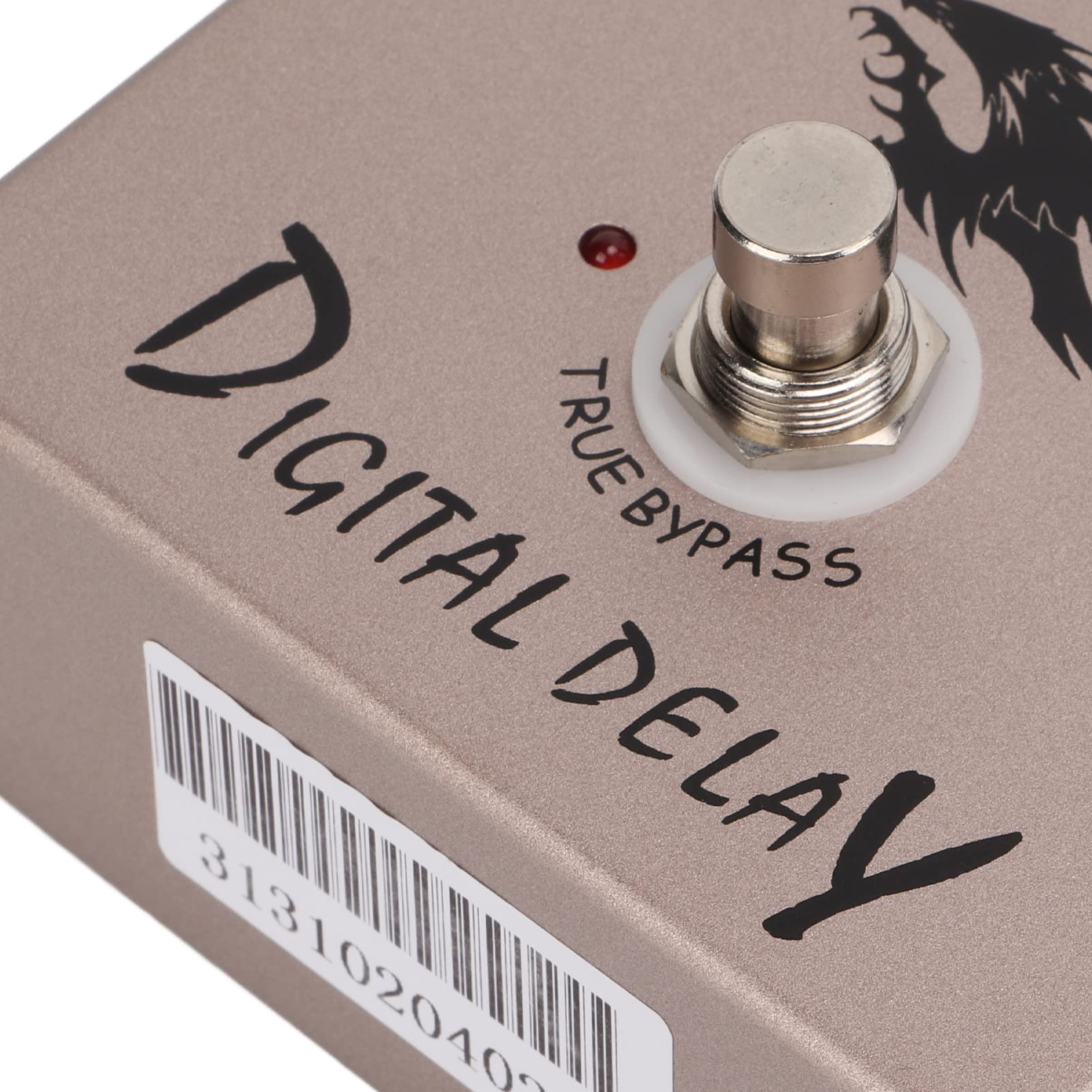 Pedali per chitarra elettrica, pedale effetto delay digitale in metallo 25ms~600ms per chitarre