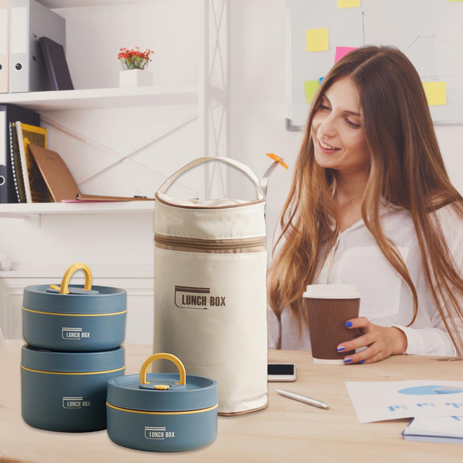 Boîte à aliments - Récipient alimentaire isolé | Ensemble de boîtes à