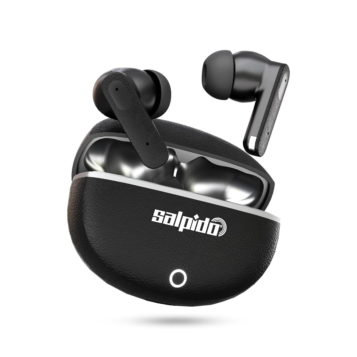 TWS Wireless Earbuds, Bluetooth 5.5, 24H Playback, ENC, Black | Earwaves S66, 13mm drivers, ENC HD calling, touch controls, Type-C charging
