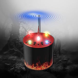 Paranormal Equipment, Dual Mode EMF+ATDD Ghost Hunting Equipment, 5 Levels Adjustable Sensitivity, Auto Calibration, 360° Detachable & Retractable Antenna, Aluminum