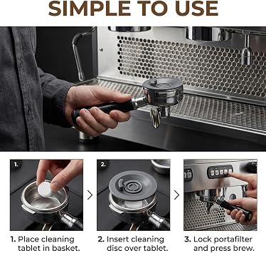 Ninja Cleaning Tablets, Ninja Coffee Machine Cleaning Tablets, Sage Coffee Machine Cleaning Tablets, Compatible with Various Coffee Machines, Pack of 16 Tablets