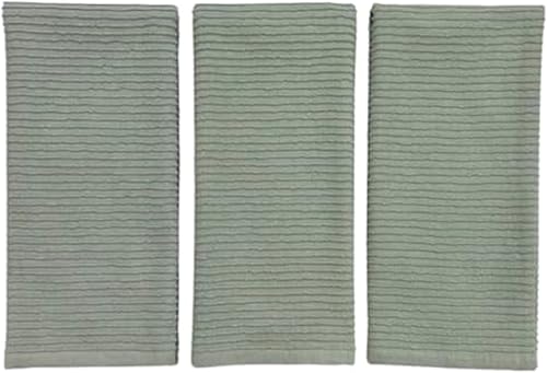 Miniatura 10 de Serafina Home Toallas de cocina negras de gran tamaño de color sólido 100% algodón paño de limpieza suave secado absorbente acanalado Terry Loop,