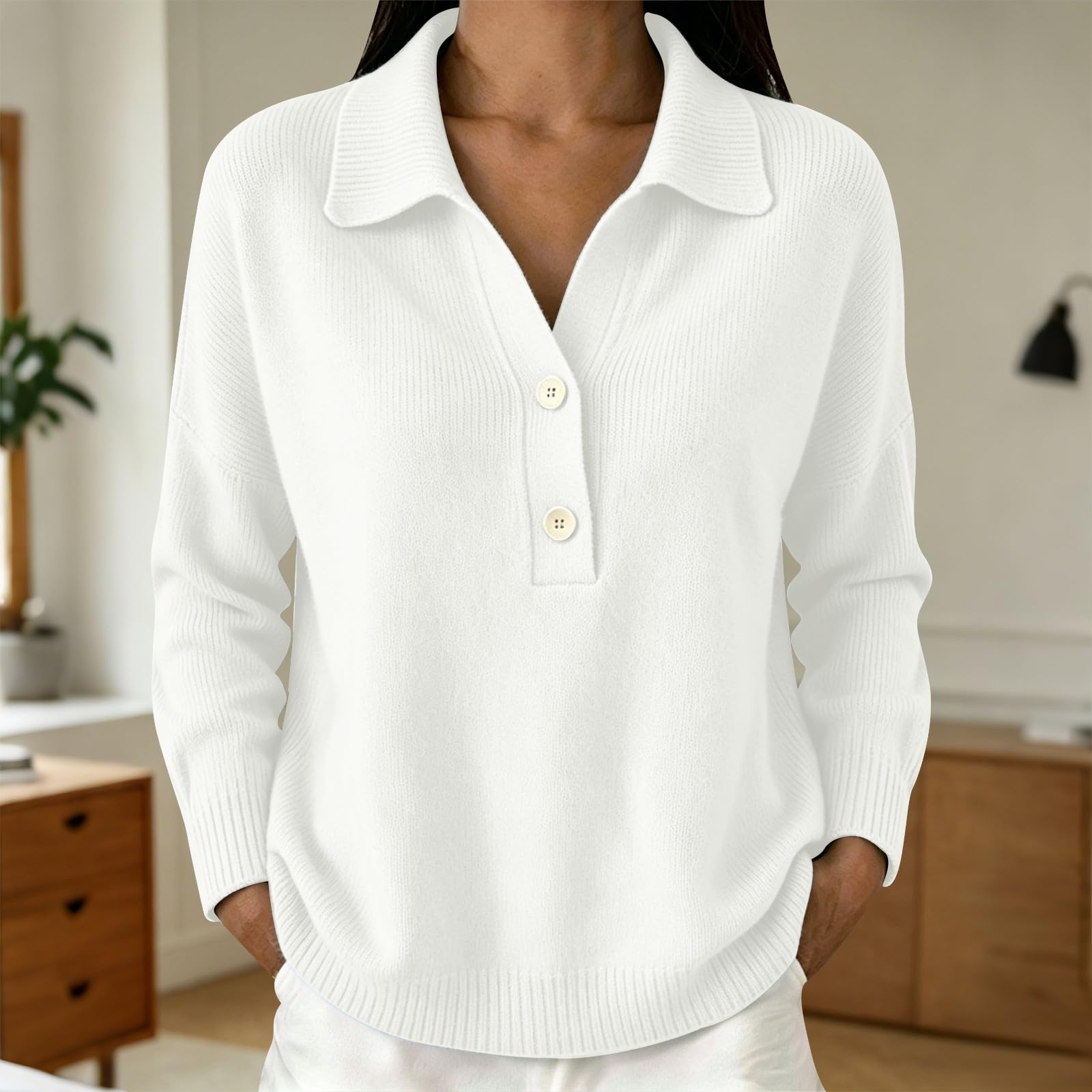 T-shirt à manches longues pour femme, automne, loisirs, pull chaud et