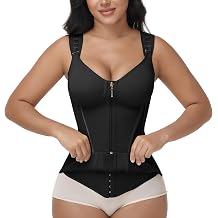 SHAPSHE Women's Waist Trainer Corset Tummy Control Vest with Built in Bra