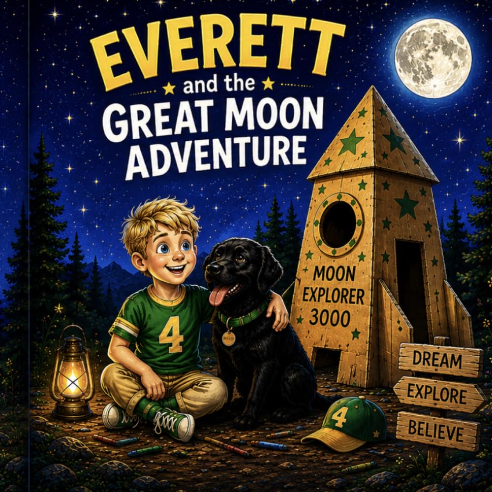 Everett and the Great Moon Adventure: Everett and the Great Moon Adventure: A Story About Imagination, Baseball, and Reaching for the Stars (Everett’s Fantastical Imagination)