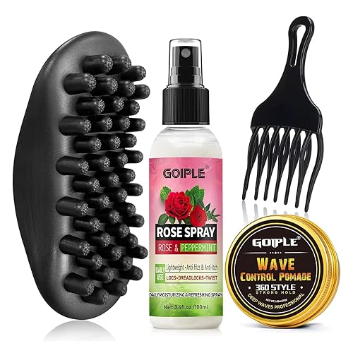 Wave Pomade Twist Sponge Brush Twist Styler Comb for Black