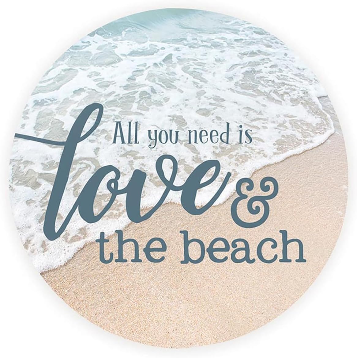 P. Graham Dunn Coastal Collection Car Coasters - All You Need is Love (Pack of 6)