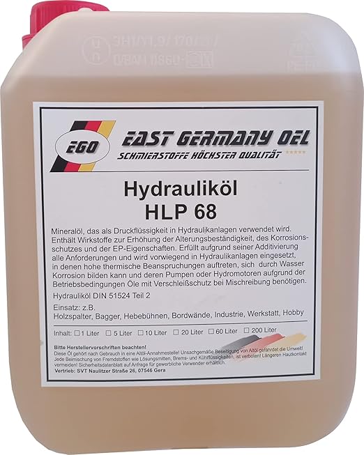 Hydrauliköl HLP 68 Kanister 5 Liter Amazon.de Auto & Motorrad