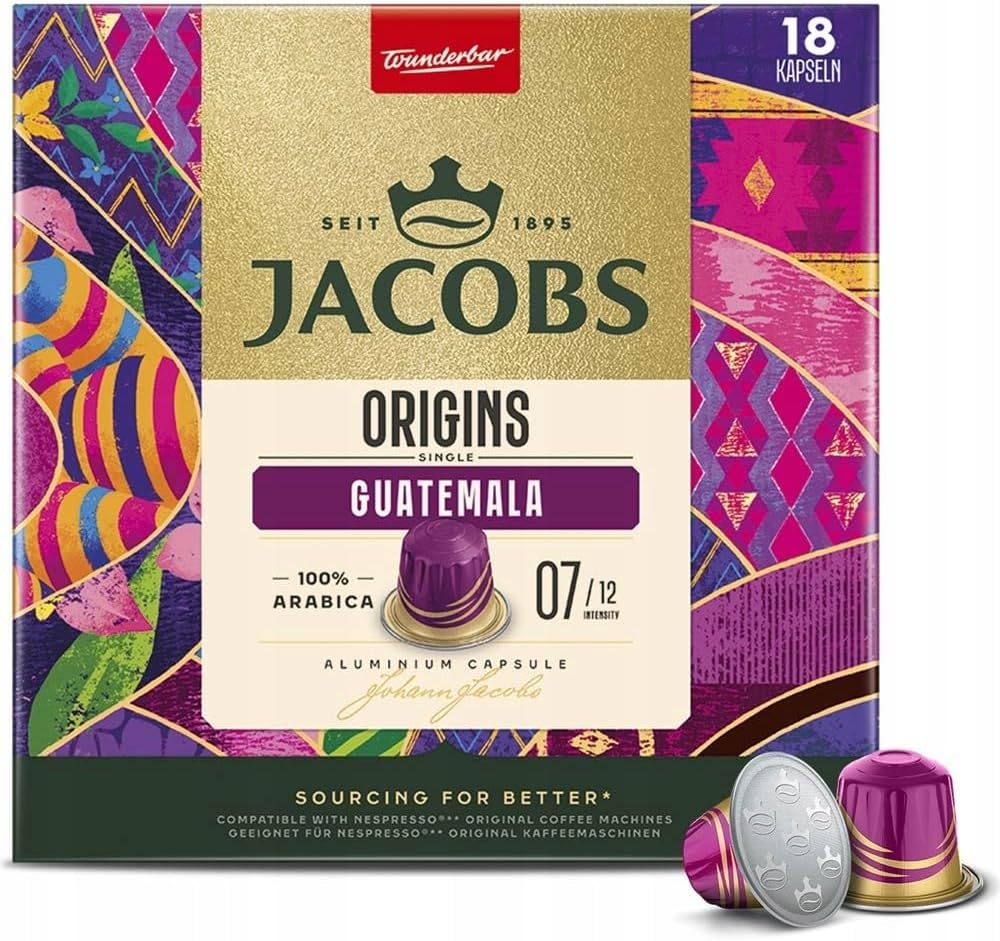 JACOBS Origins Guatemala Kapsül Kahve, 18 Adet - Görsel 1