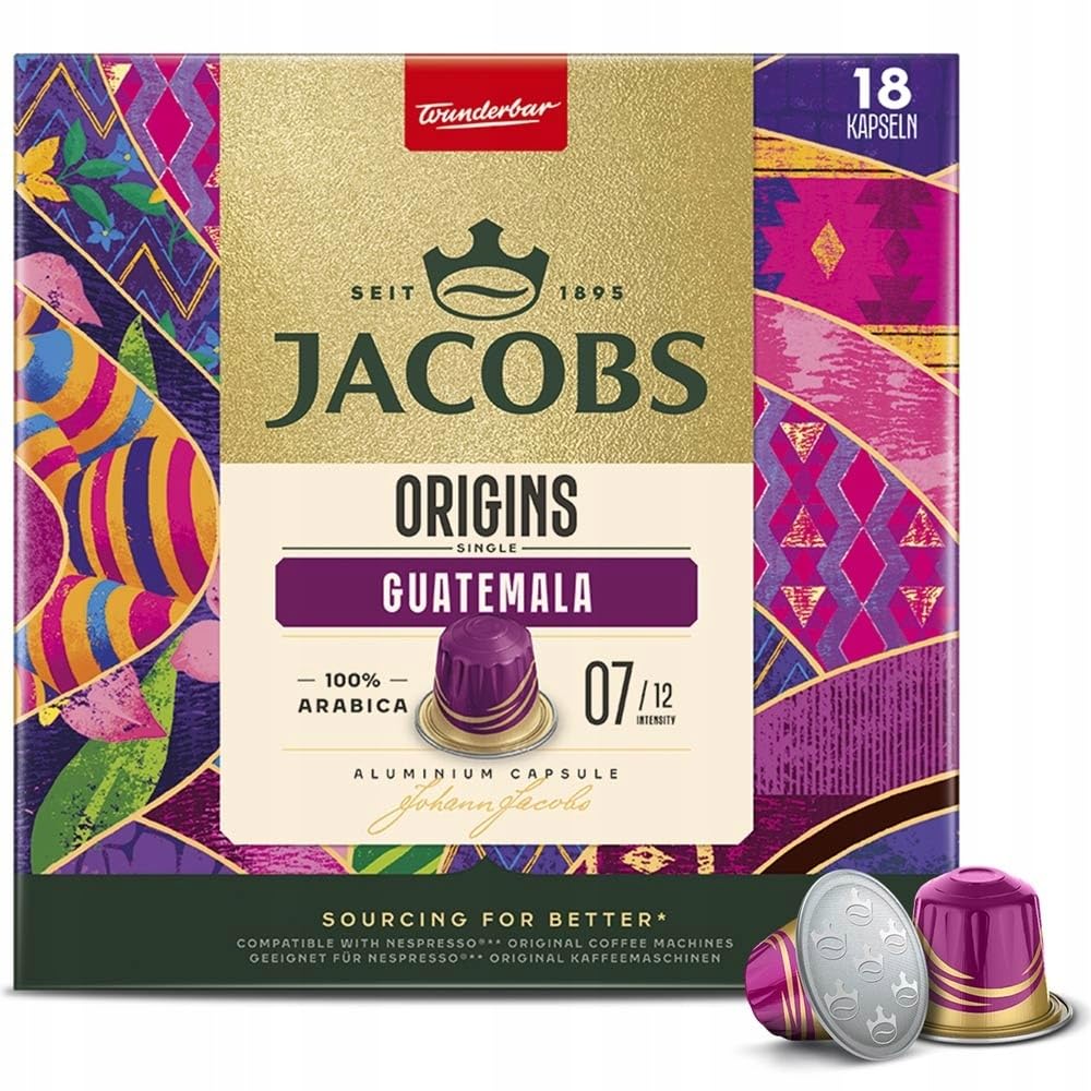 JACOBS Origins Guatemala Kapsül Kahve, 18 Adet
