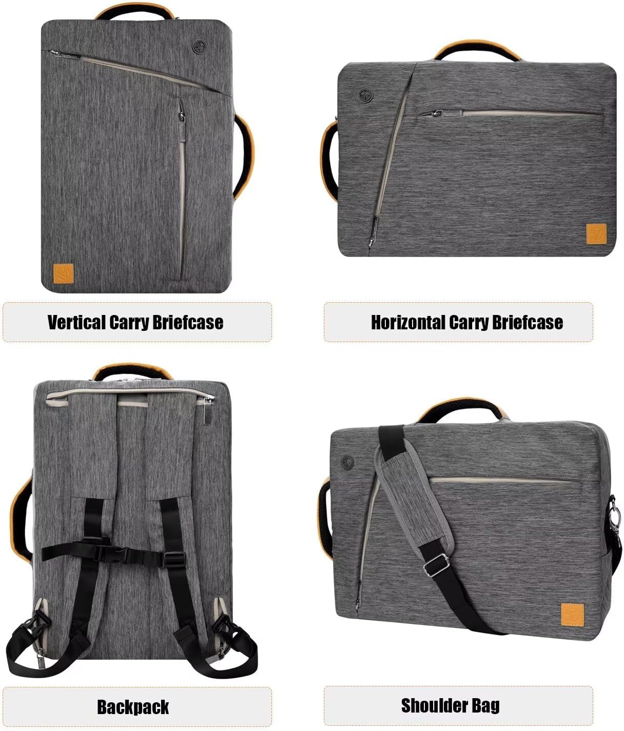 Laptop Messenger Bag 14 in Compatible with Samsung Galaxy Tab S10 Ultra, Galaxy Tab S8 Ultra, Galaxy Tab S9 Ultra