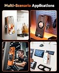 Magnetic Phone Mount for Hyundai Ioniq 5 2022-2025/5 N & Sonata Kona 2024-2025 & Ioniq 9 Metallic Dashboard, Compatible with MagSafe iPhone 17 16 15 14 13 12 Pro Max Plus Mini
