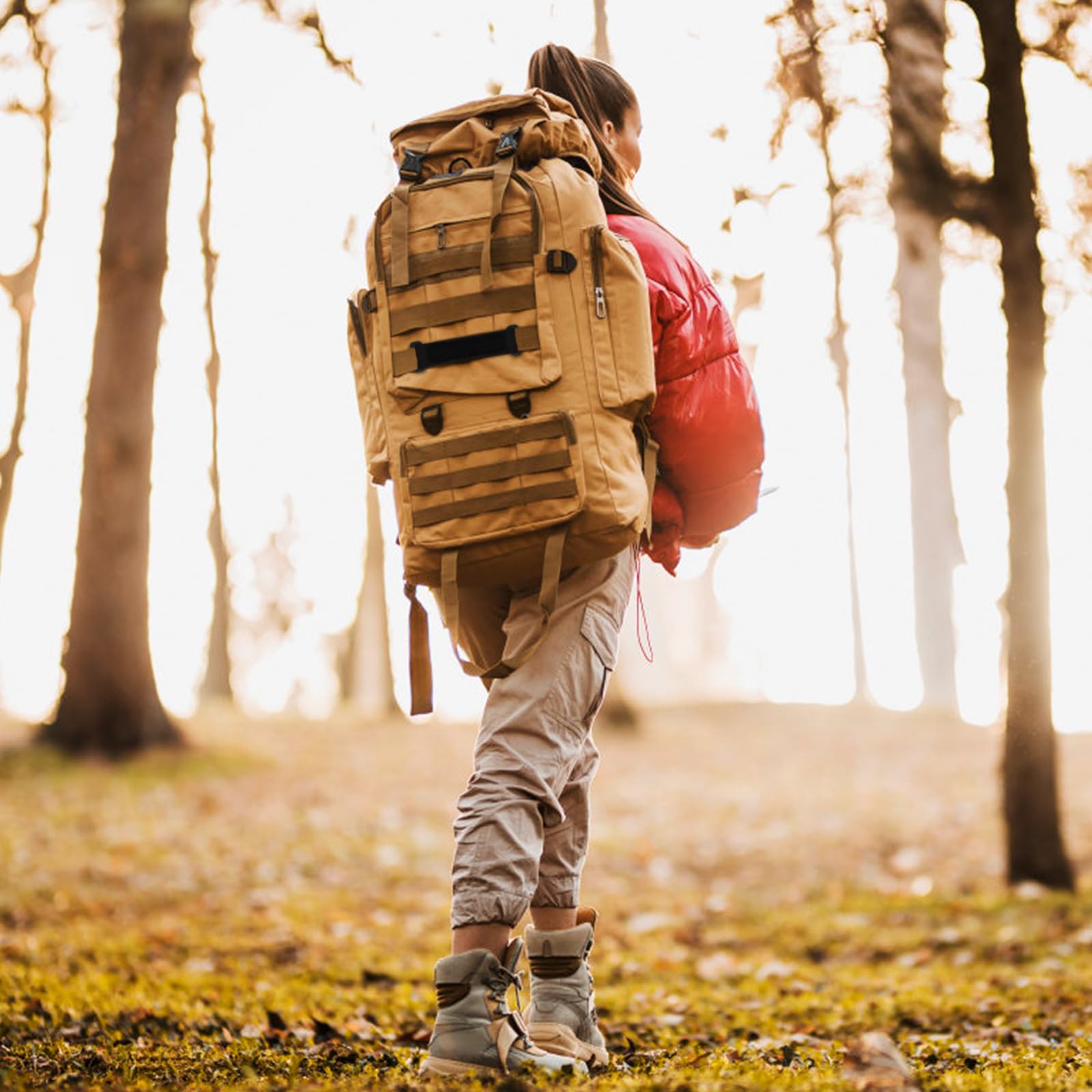 4 Pièces Patchs Tactiques Molle Boucle Molle Panneau Conseil Tactique