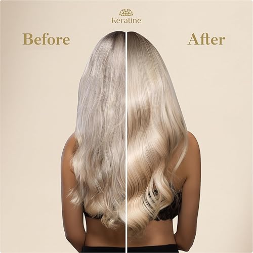 Miniatura 3 de Arganicare Serum reparador de queratina para el cabello con aceite orgánico certificado de argán para fortalecer y espesar el cabello, 3.4 fl oz