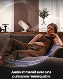Aurzen BOOM Air Google TV Smart Projector with WiFi and Bluetooth, Portable Projector for Outdoor & Home Movie, 4K Supported, Adjustable Stand, USB-C Powered, Real-Time Focus, Dolby Audio, Off-White - 7