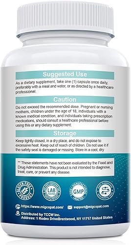 Miniatura 10 de Complejo de orrotato de litio  Glicinato de magnesio, orotato de litio 10 mg, Ashwagandha, NAC y Omega-3  Suplementos de litio para la salud