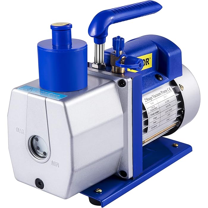 Buy VEVOR 6 CFM 1/2 HP refrigeration vacuum pump,2 Stage Air Vacuum